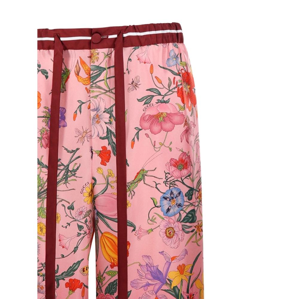 パンツ gucci Gucci Rosso Ancora' pants Leather pant with Horsebit detail in Rosso Ancora red
