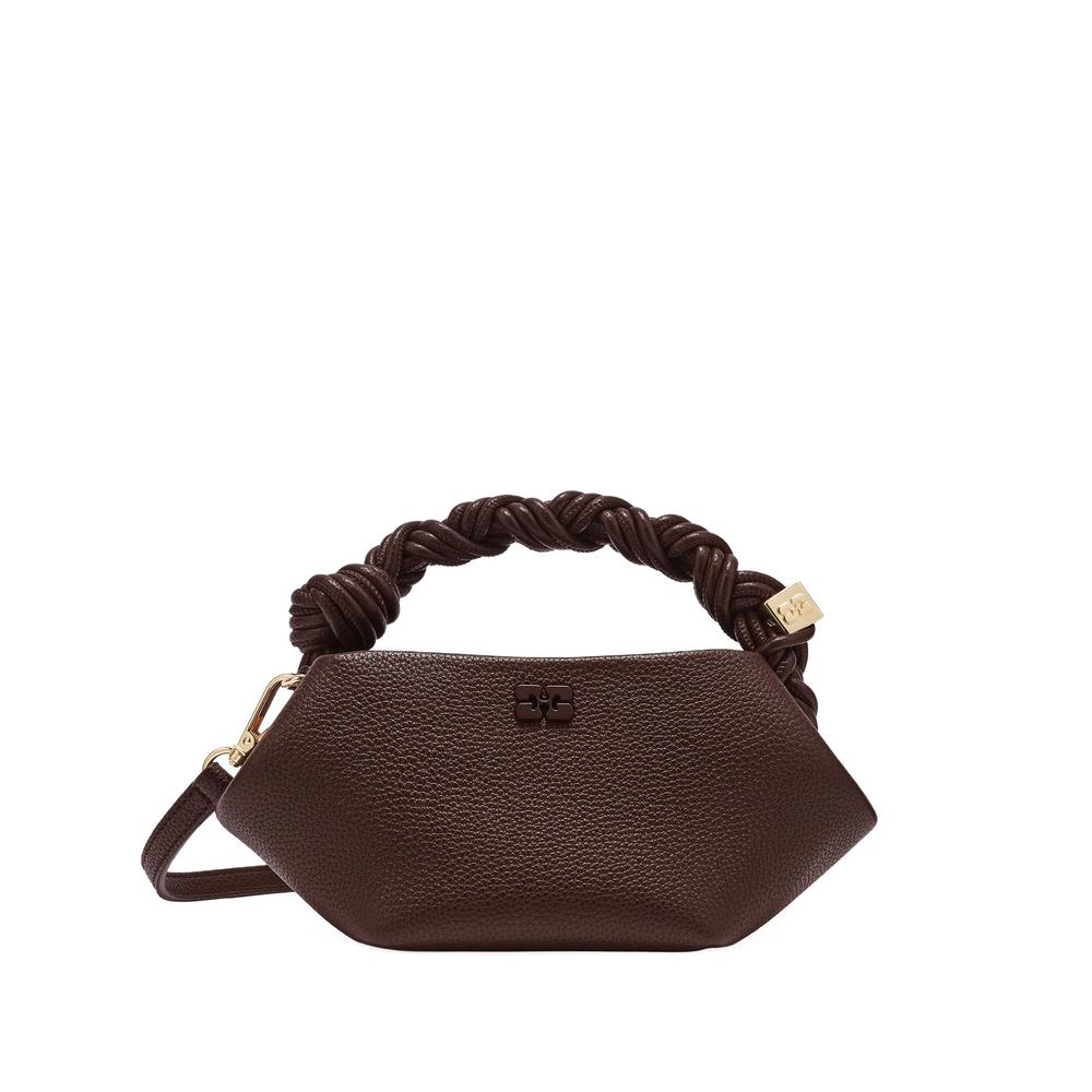 トートバッグ Ganni FW25 (A6947 436) トートバッグ Ganni FW25 Ganni Bou Bag Mini (A6947 436) Black