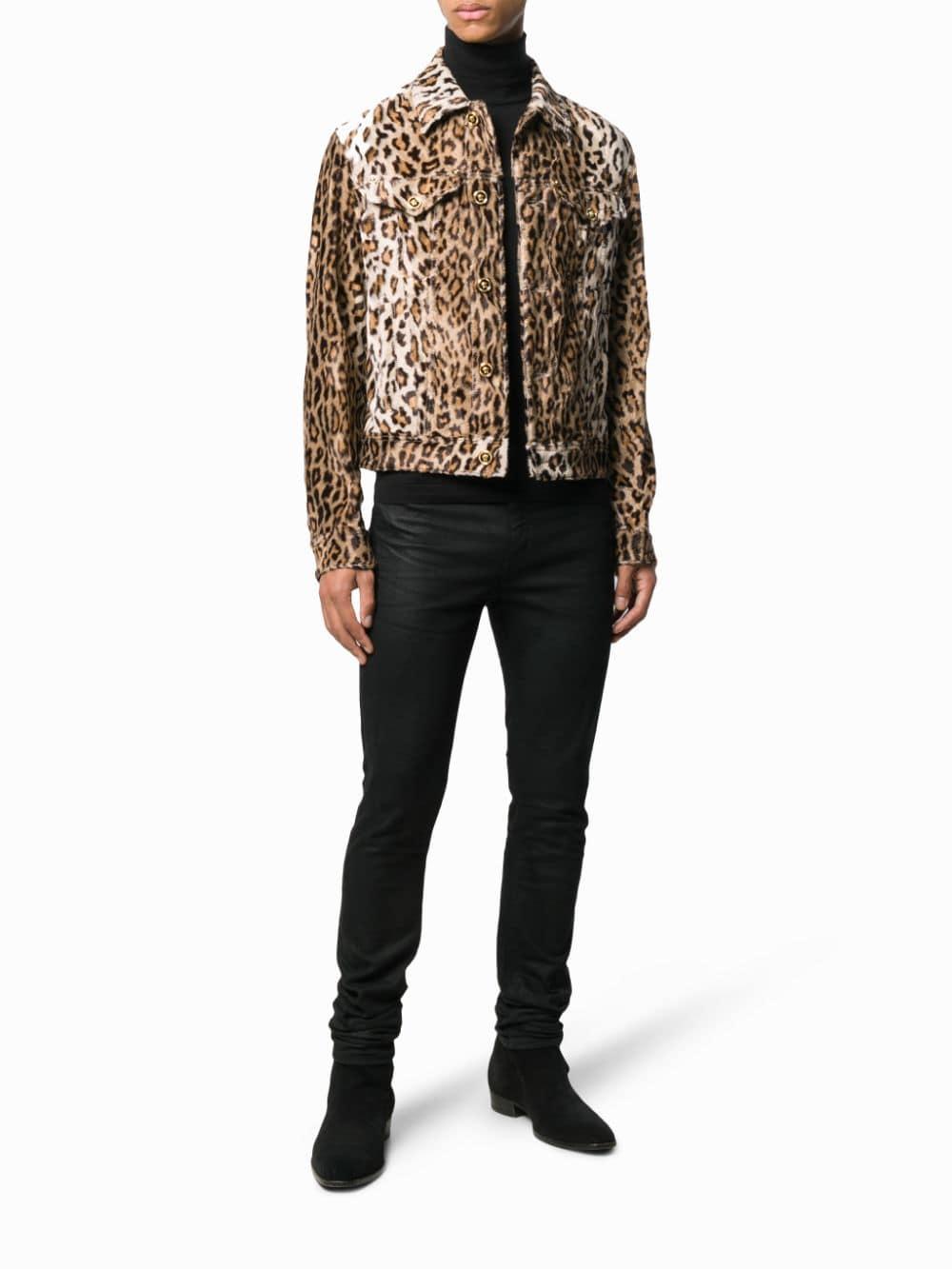 versace leopard jacket