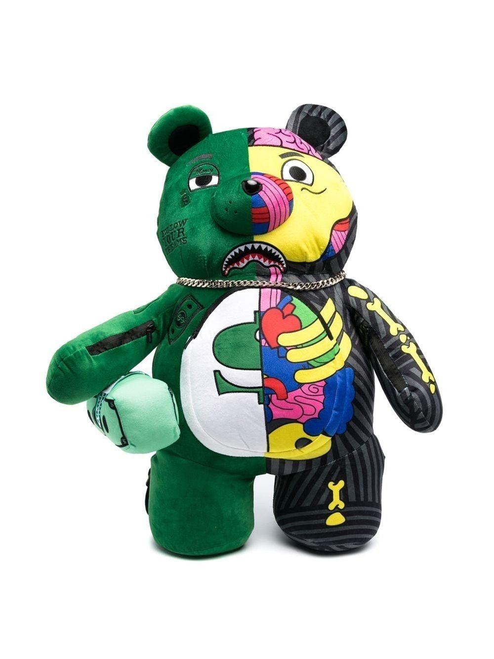 Sprayground Teddy Bear Patchwork Backpack in Green for Men Lyst Australia