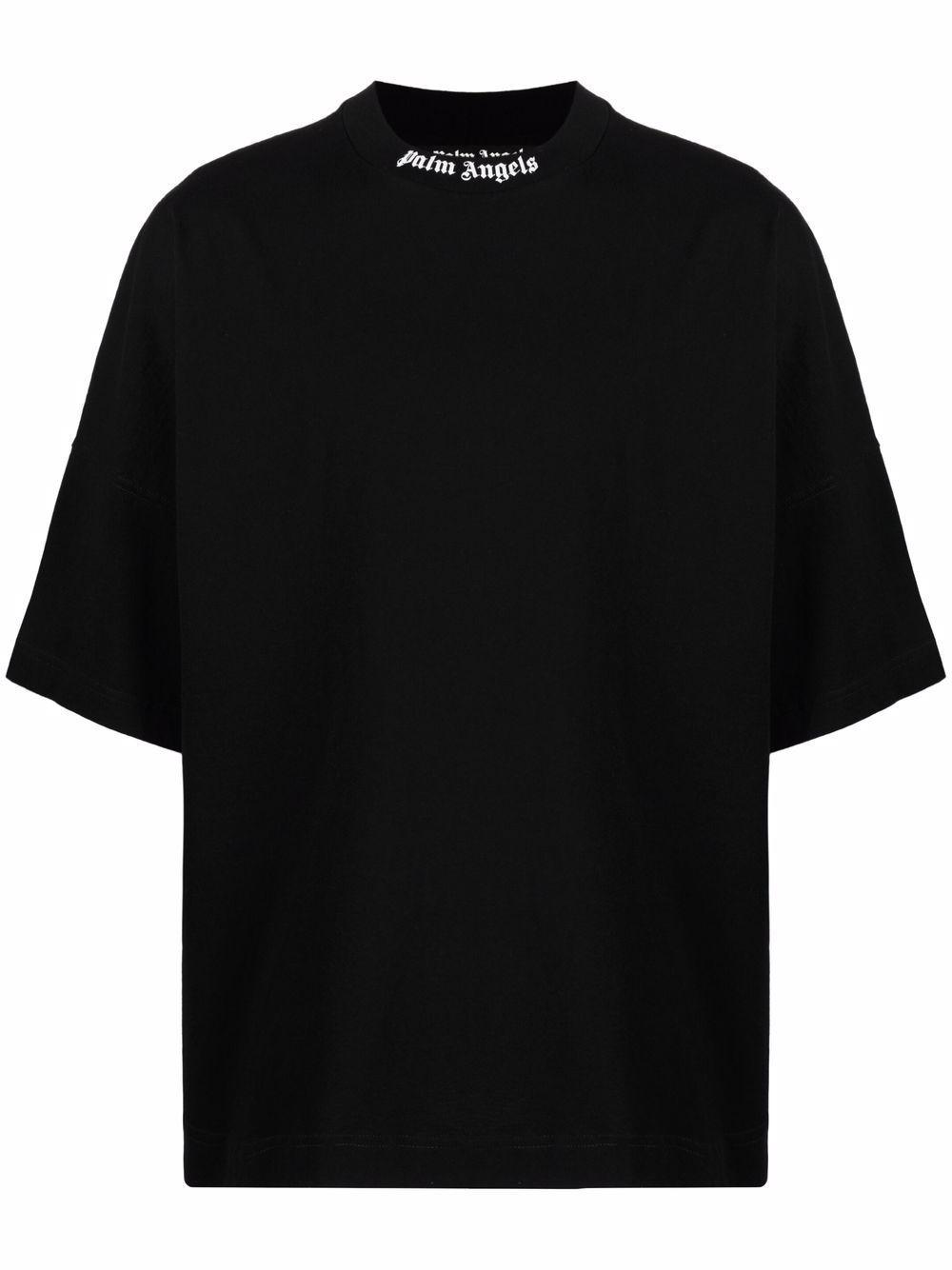 Logo-print Short-sleeve T-shirt in Nero 