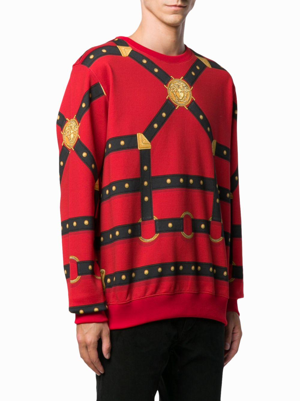 versace red sweatshirt