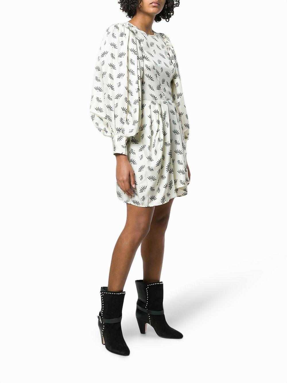Isabel Marant Silk Reone Dress In White Lyst