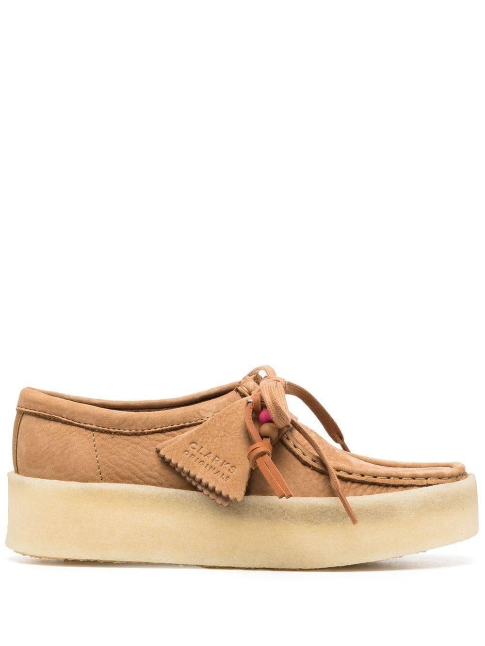 Clarks Lace-up Leather Loafers in Brown 
