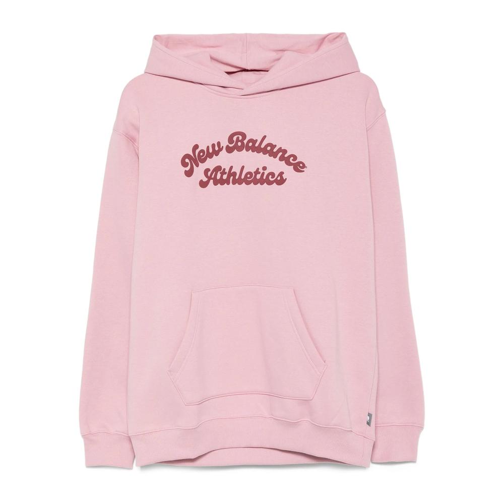 ◇New Balance◇ NBN0F1A123 UNI Boston Archive Hoodie PINK NB Sport Essentials Fleece Hoodie - New Balance