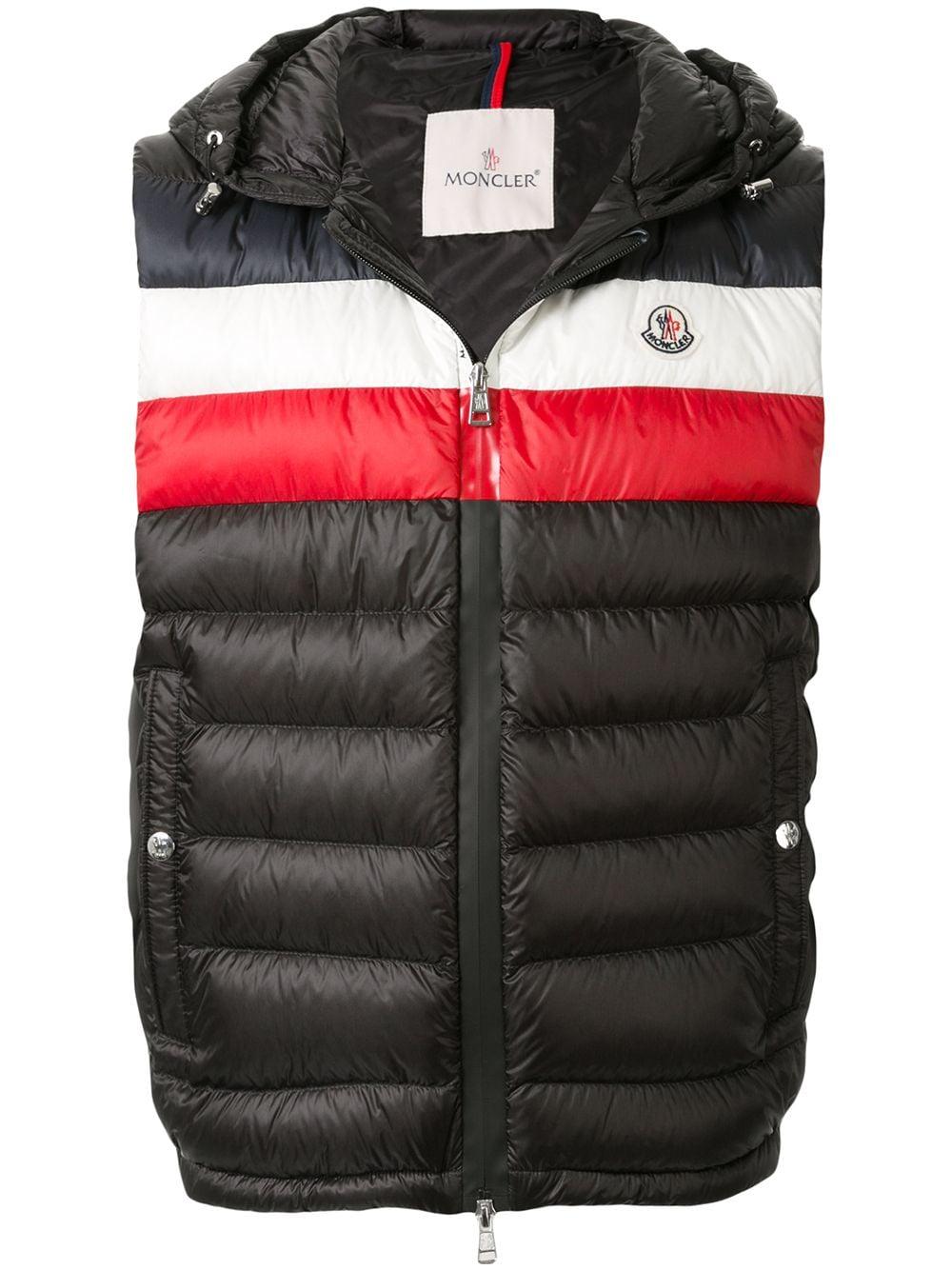 Moncler Synthetic 'timothy' Hooded Padded Gilet Black for Men - Save 46% |  Lyst