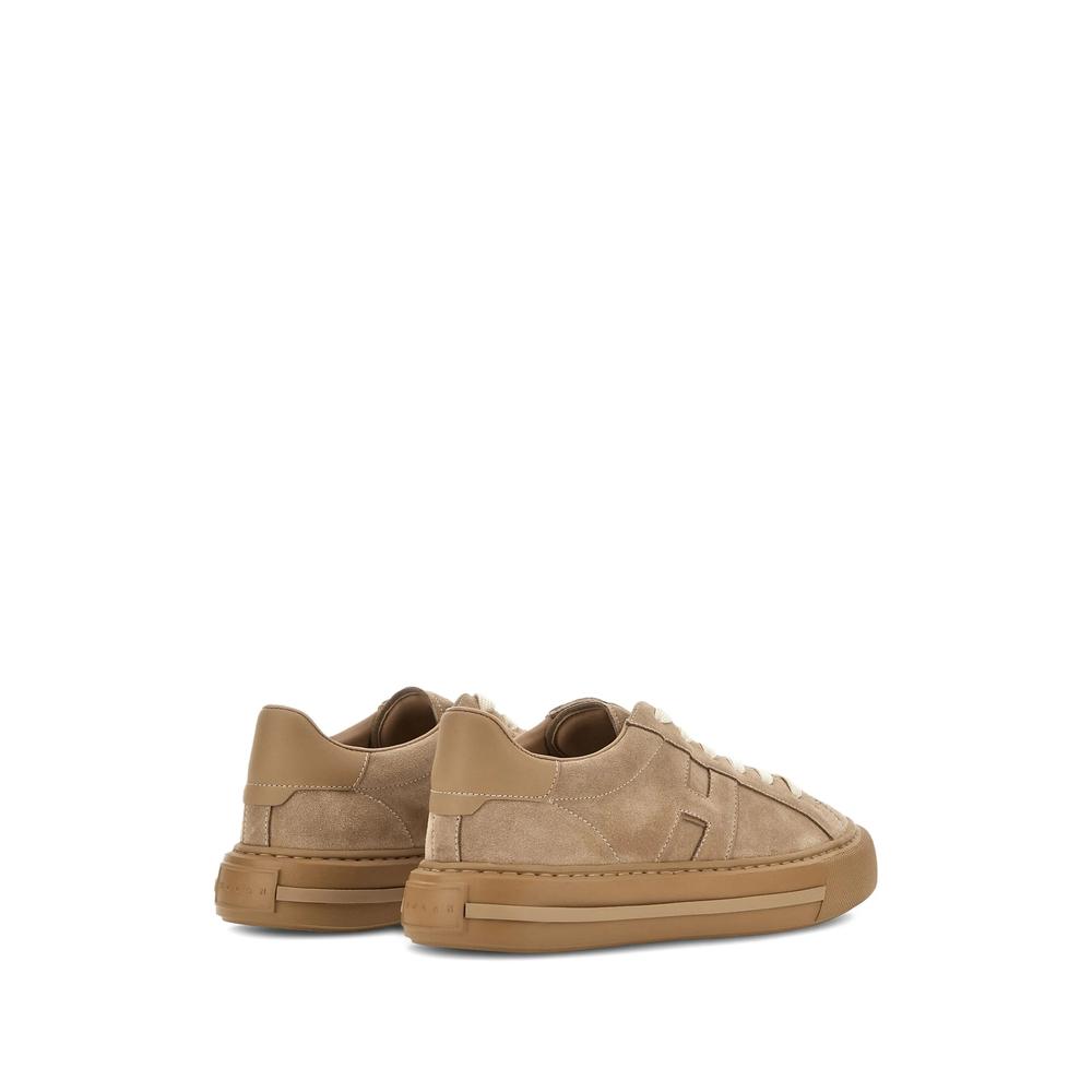 【送料&関税込】Hogan Round Toe Panelled Sneakers Sneakers Hogan H-Stripes BLACK for Woman