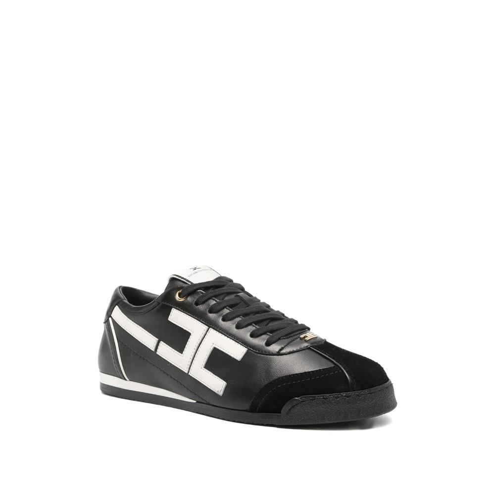 スニーカー ELISABETTA FRANCHI Leather sneakers with logo Elisabetta Franchi Low-top sneakers for Women | Online Sale