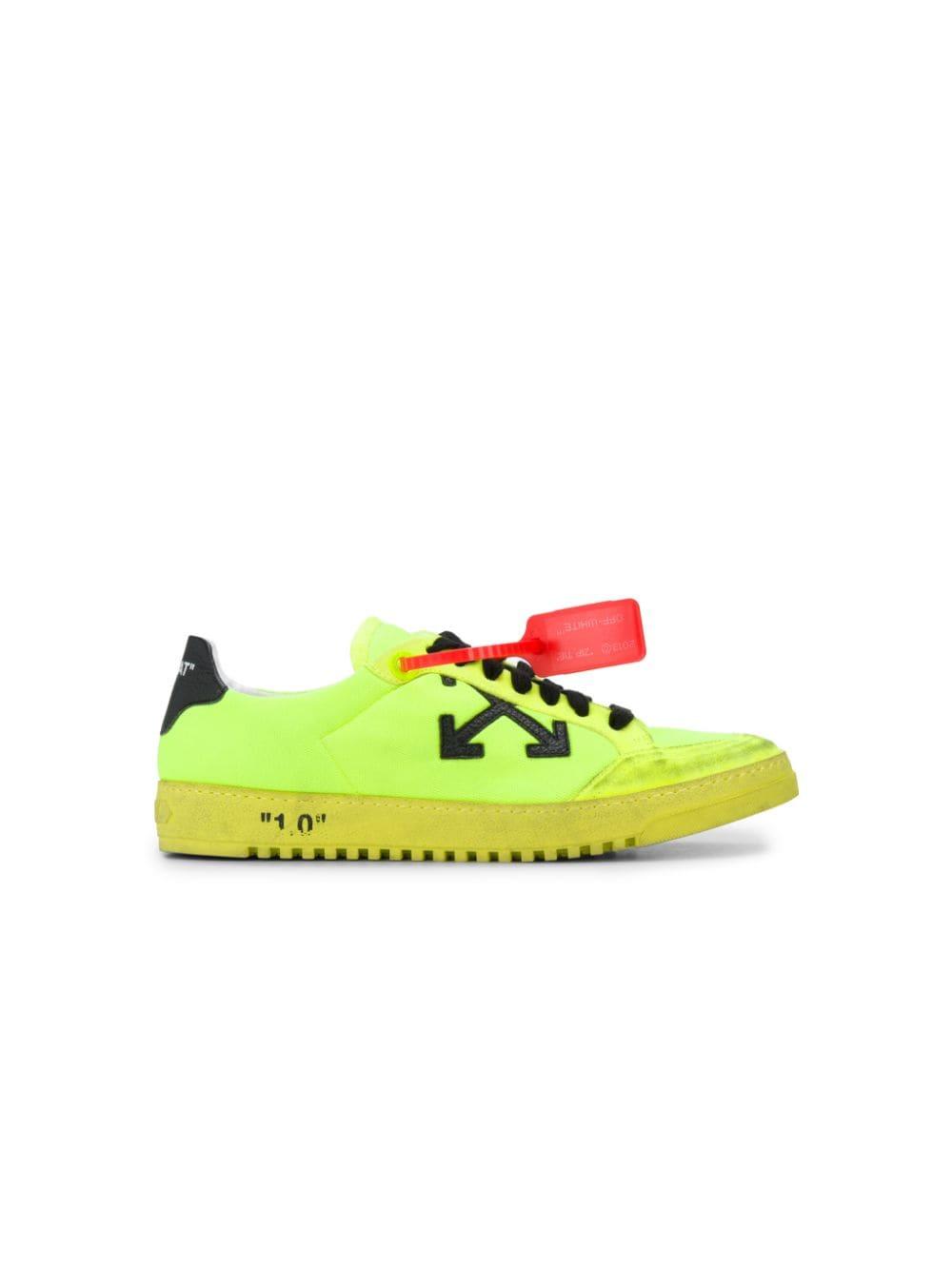 Off-White c/o Virgil Abloh Cotton 2.0 Low Top Sneakers in Yellow for ...