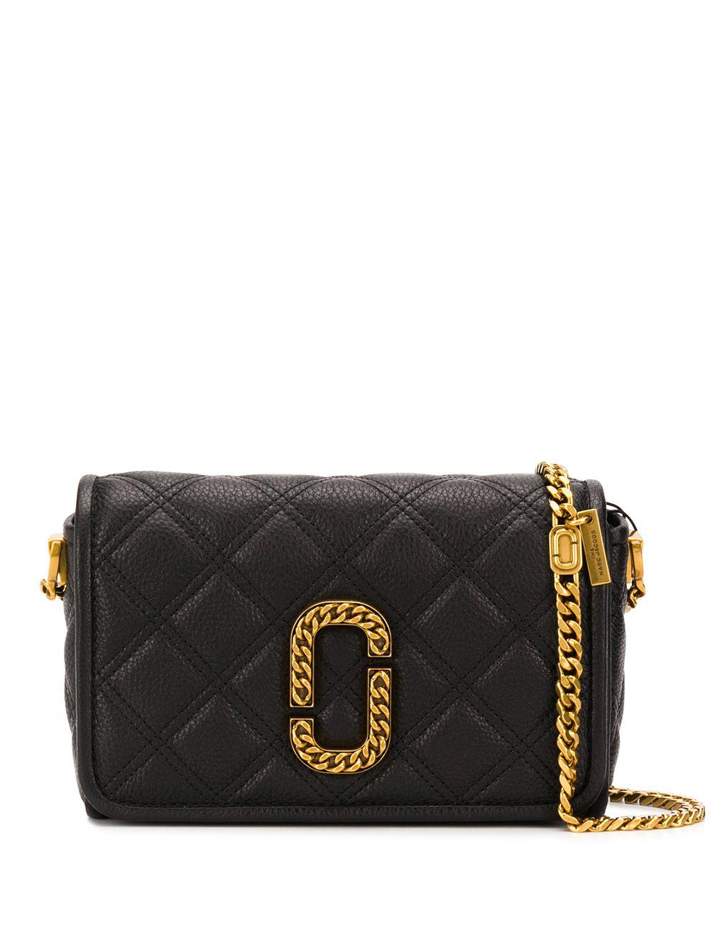 Marc Jacobs Leather The Status Flap Crossbody Bag in Black Lyst