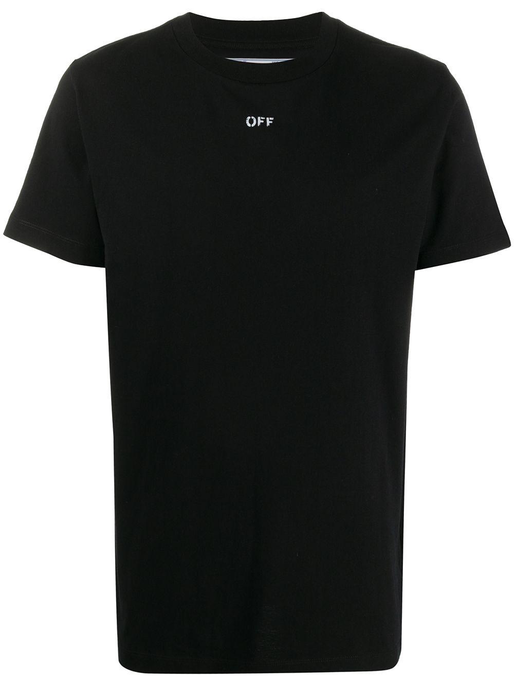Black Stencil Arrow Slim Fit T-shirt 