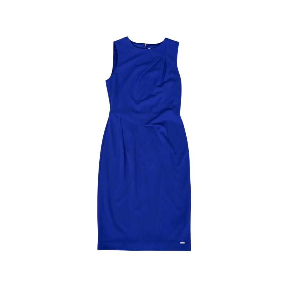 short blue satin dress Blue satin short prom dress, blue homecoming dress
