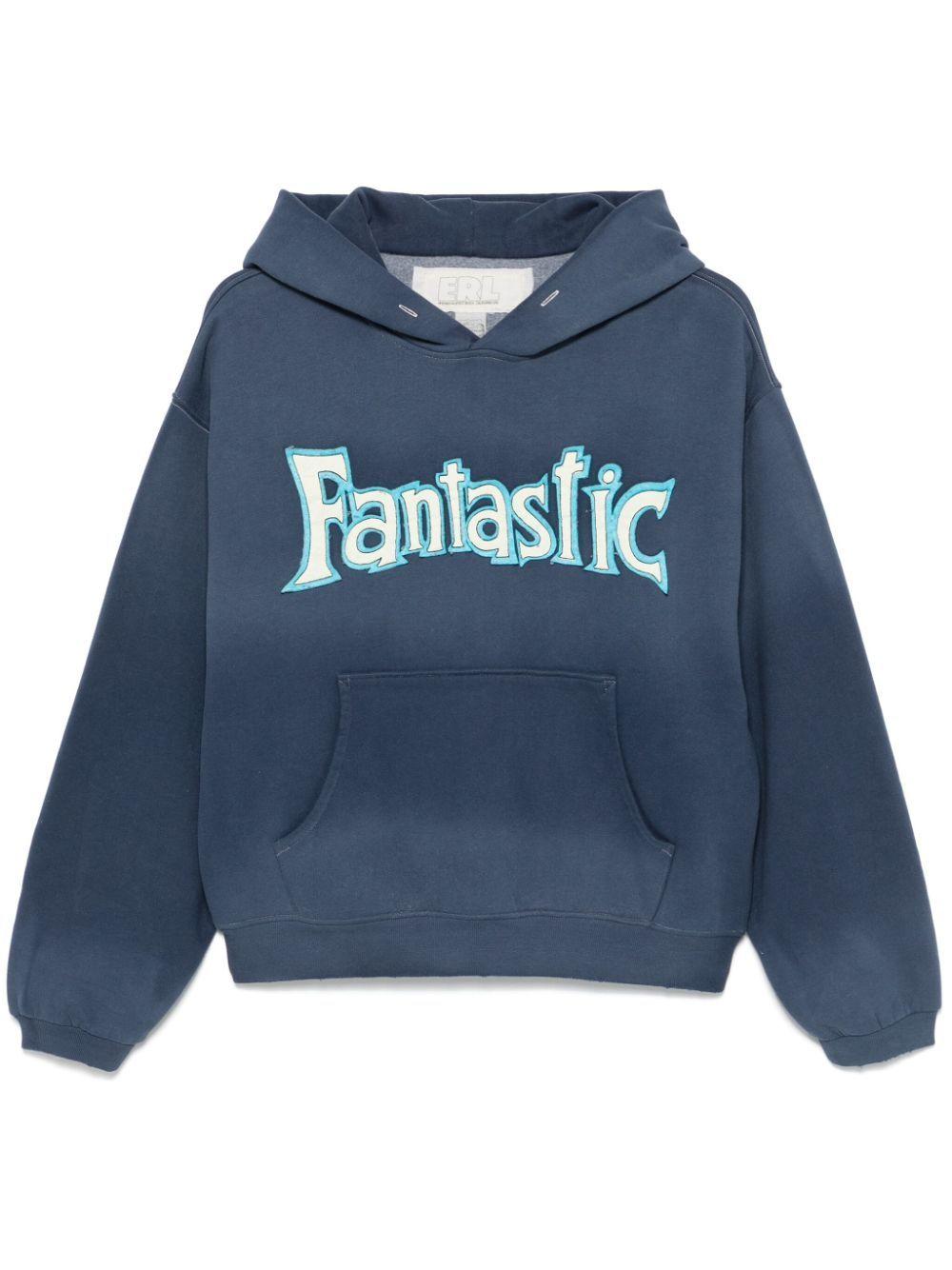 ERL Fantastic hoodie パーカー ERL Fantastic Hoodie in Blue for Men | Lyst