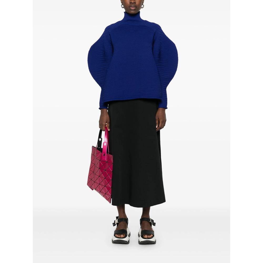 Pleats Please Issey Miyake Powan セーター Issey Miyake Powan Knit Top, Black | Stand Up Comedy