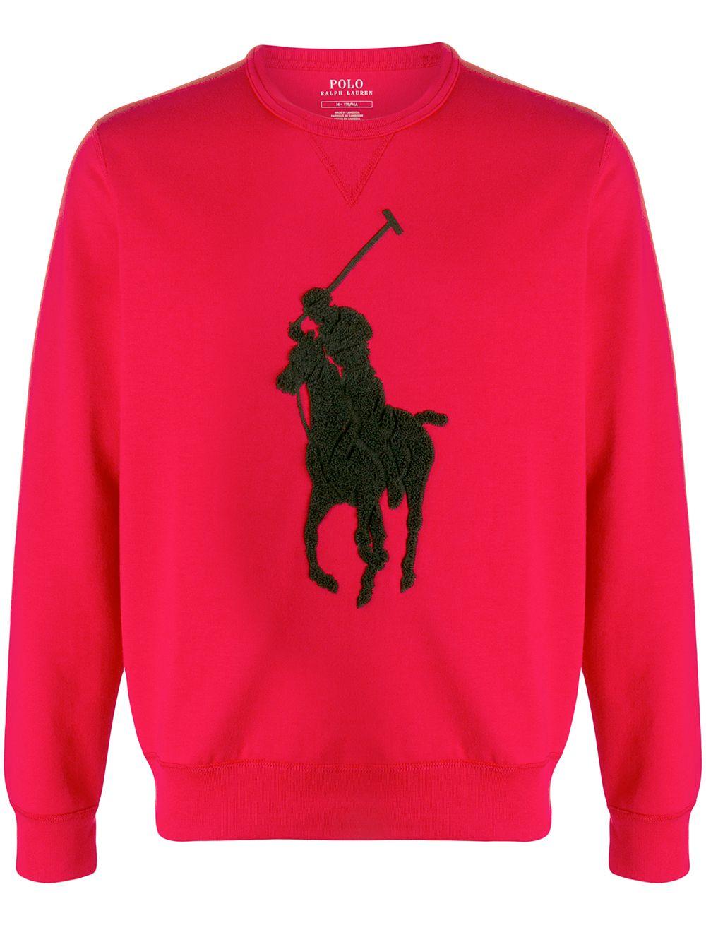 polo ralph lauren red sweatshirt