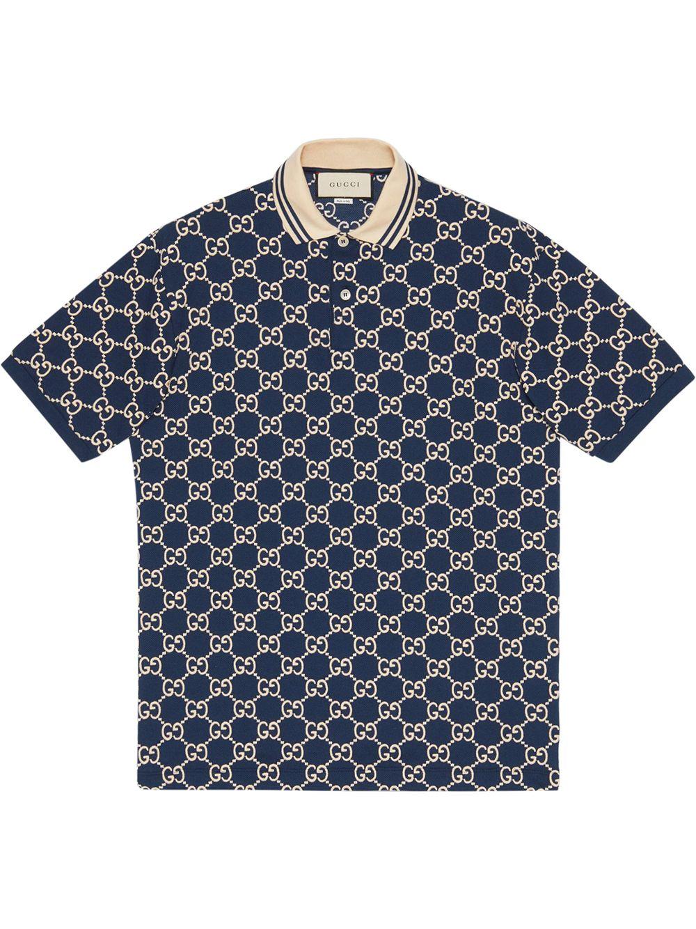 navy blue gucci polo