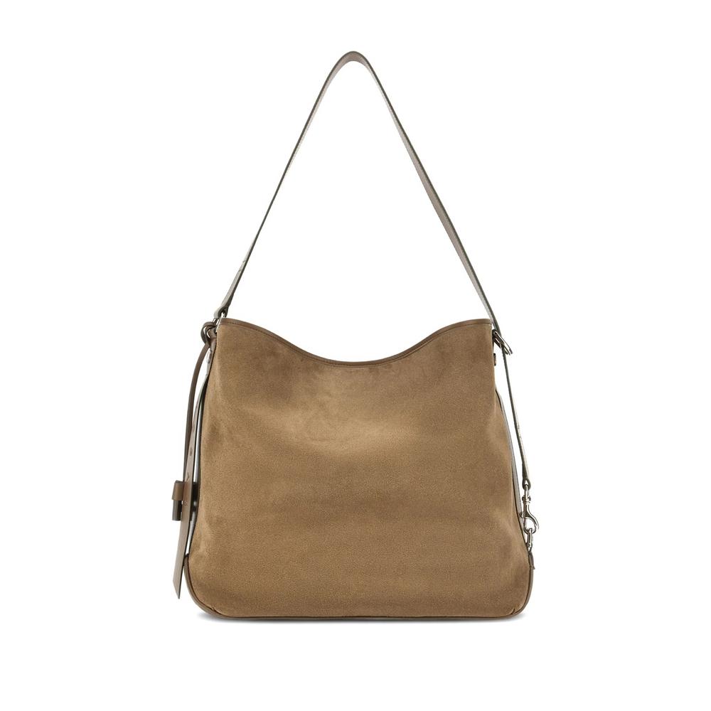 ショルダーバッグ・ポシェット HOGAN Woman Shoulder bag Brown KBW01RS0200TZP S018 Hogan Hocket Hobo Bag Small BROWN for Woman