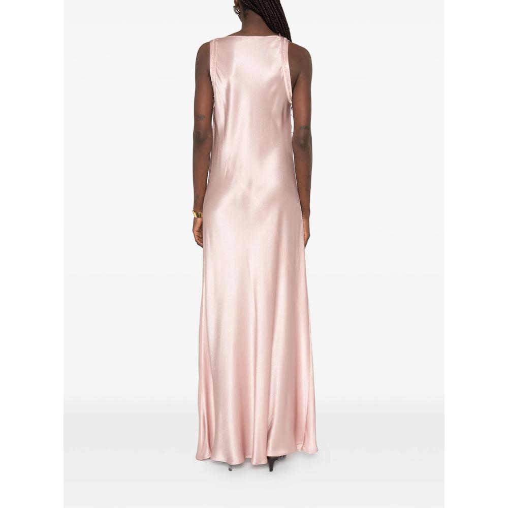 johanna maxi dress Johanna 3/4 Sleeve Sheer Matte Jersey Long Dress