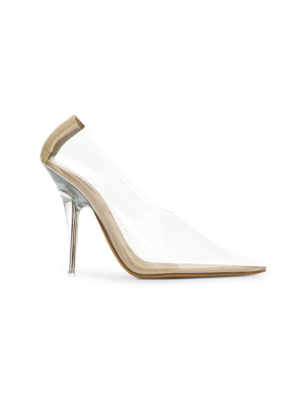 Yeezy Leather Transparent Pvc Pumps | Lyst