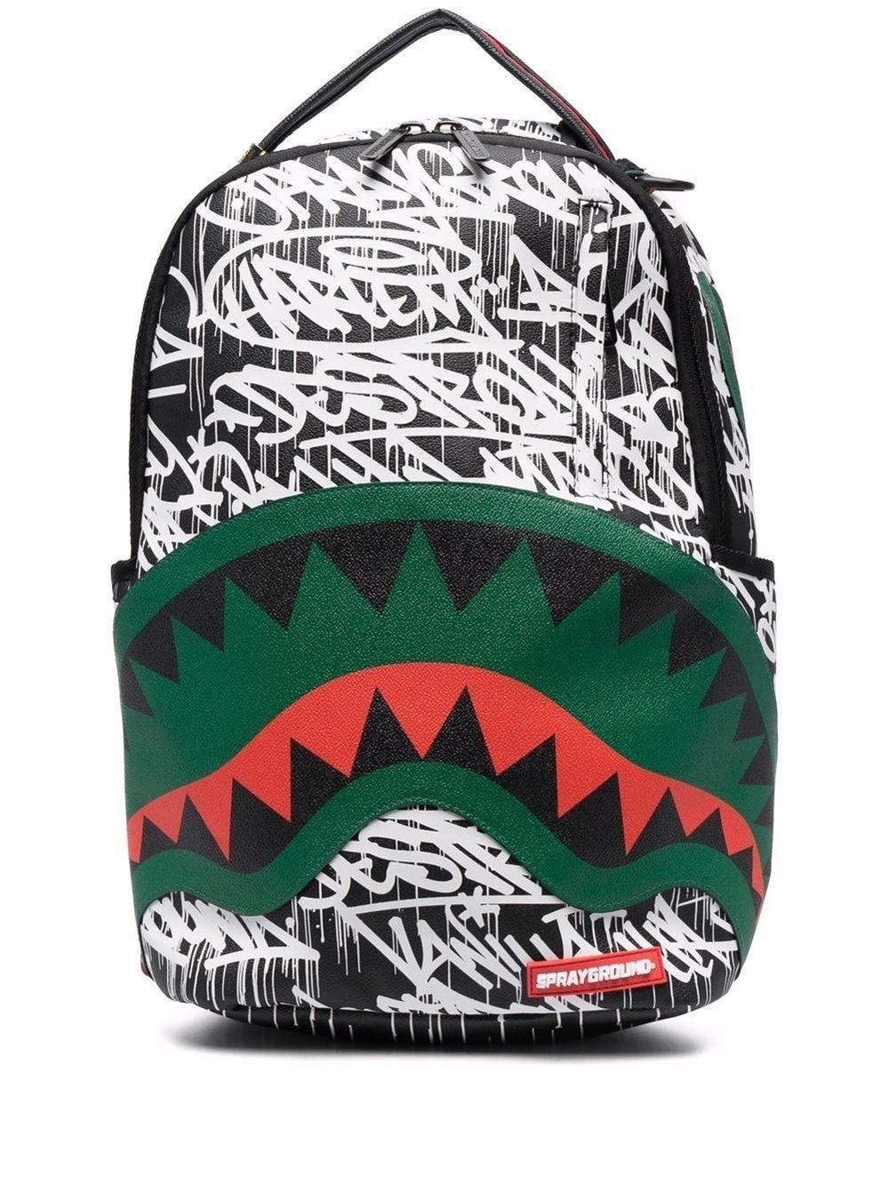 Sprayground Sharkteeth Print Backpack in Black for Men Lyst UK