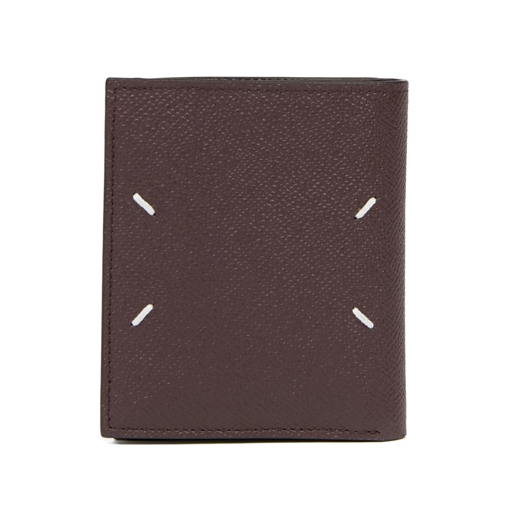 折りたたみ財布 Maison Margiela 24FW Maison Margiela_Stitch Card Wallet SA1V Maison Margiela Four Stitches Fold Card Holder - Black