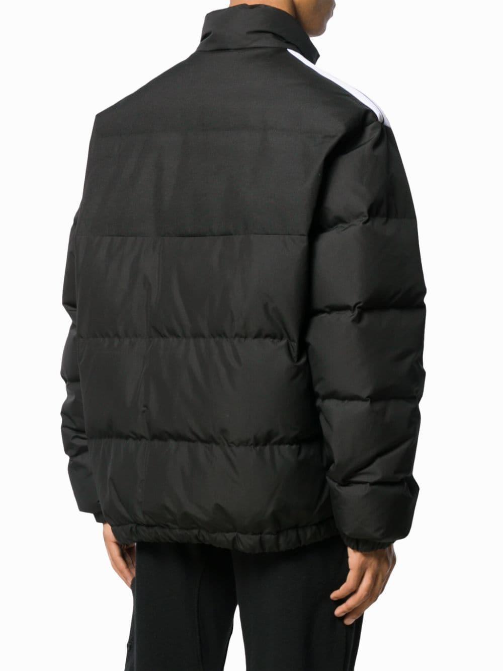 Palm Angels Synthetic Oversized Logo Puffer Coat in Black for Men - Lyst
