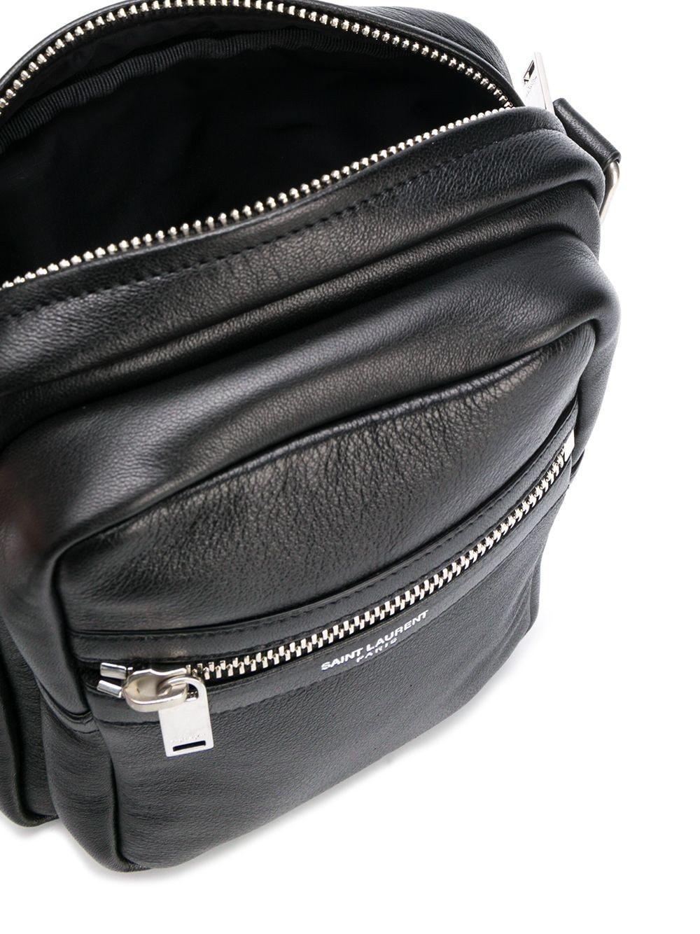 Saint Laurent Sid Messenger Bag in Black for Men | Lyst