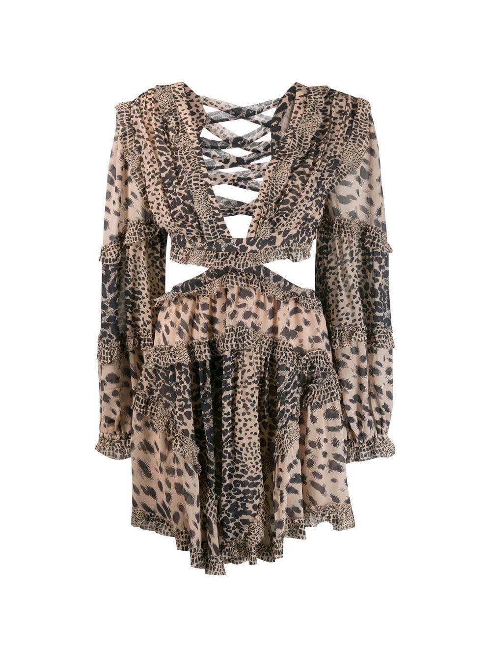 zimmermann leopard print dress