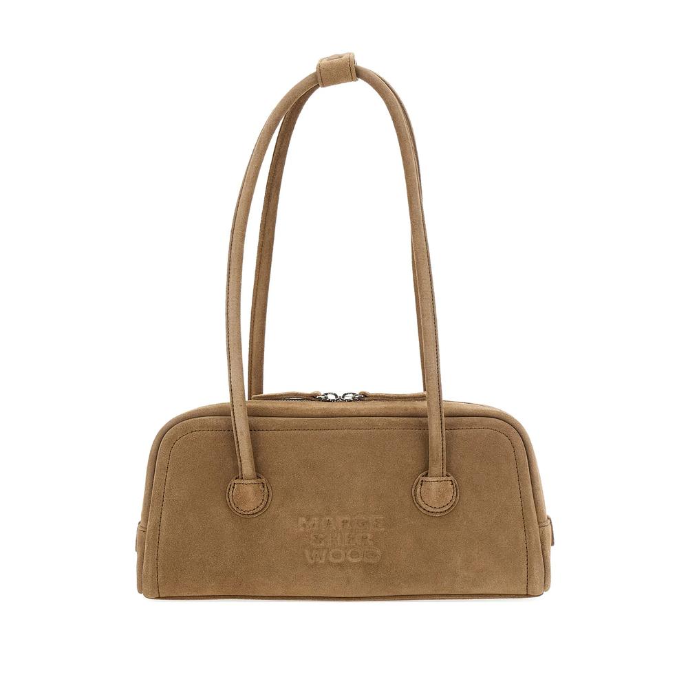トートバッグ Marge Sherwood calf-suede top handle tote bag Marge Sherwood calf-suede Top Handle Tote Bag | Brown