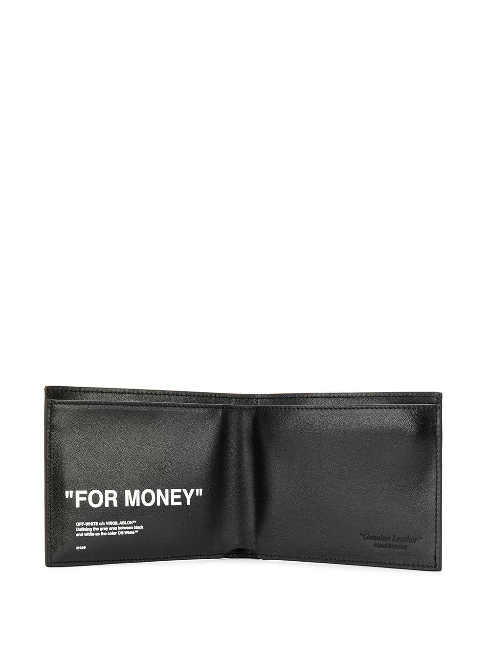 Off-White c/o Virgil Abloh Quote Bifold Wallet in Black for Men | Lyst