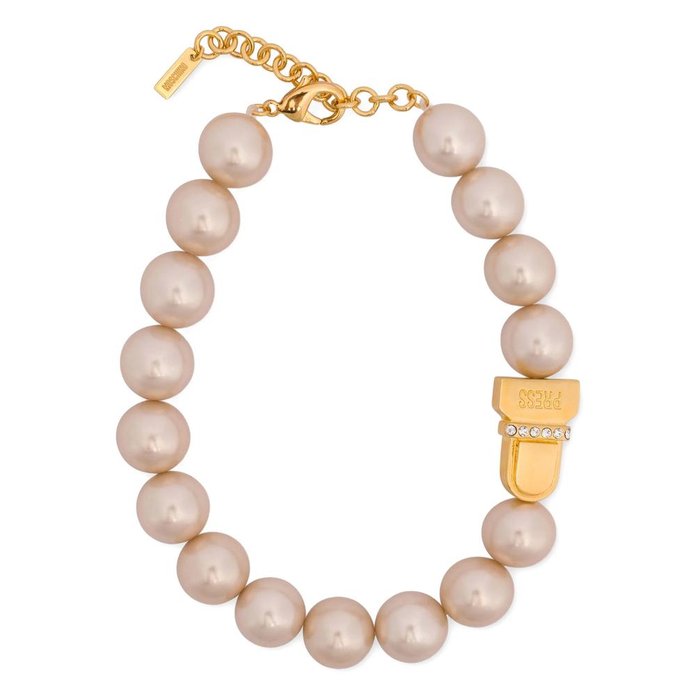 【送料&関税込】Moschino Pearl Necklace MOSCHINO - NECKLACE WITH PEARLS - Eleonora Bonucci