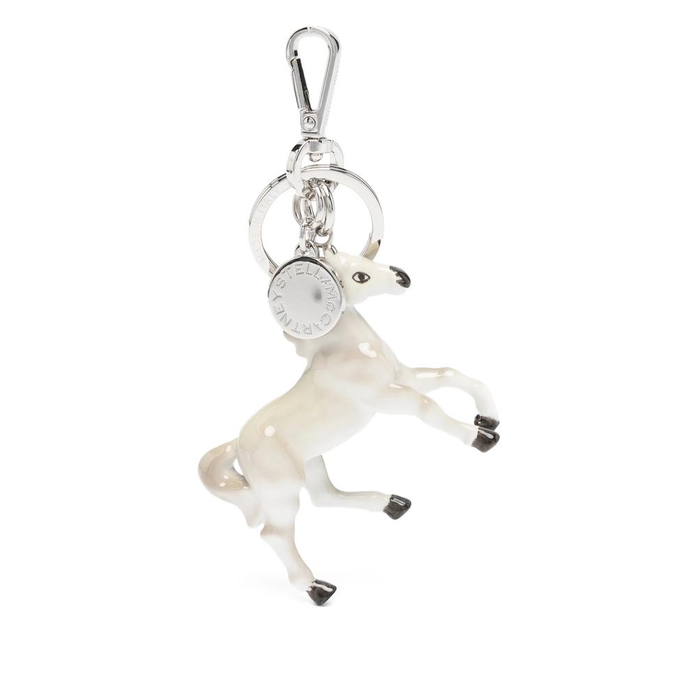 アクセサリー Stella McCartney - charm - horse Stella McCartney Keyring With Horse Pendant in White | Lyst UK