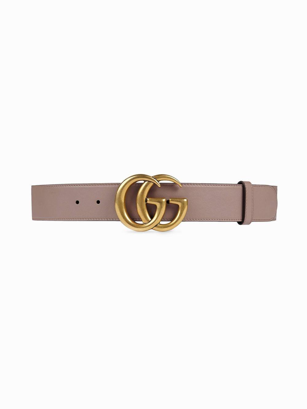 black double g gucci belt