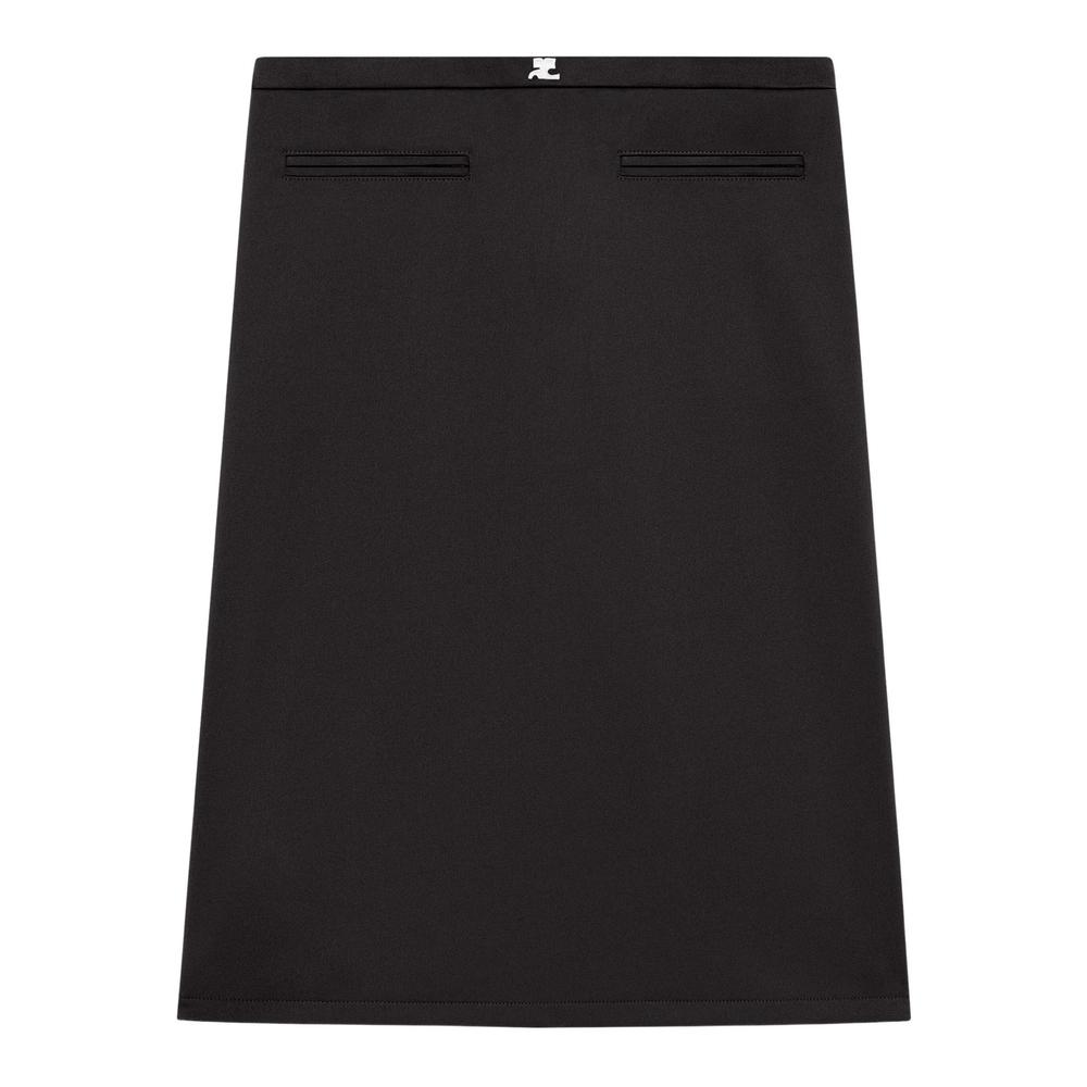 スカート COURREGES 'Loop Milano' skirt Black Wool mini skirt Courrèges Black size 40 FR in Wool - 47711861
