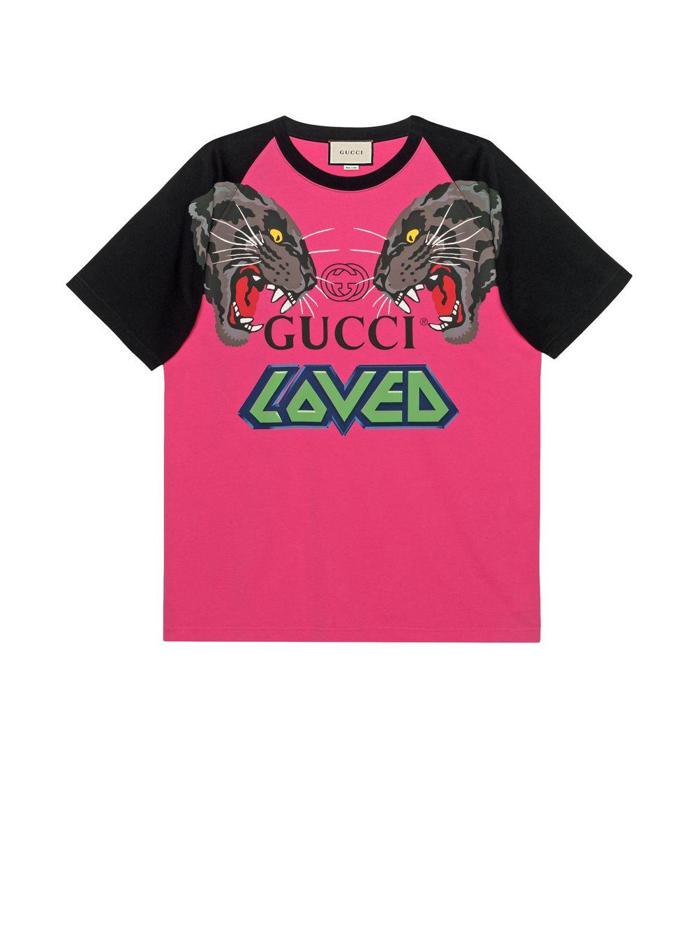 Gucci Oversize T-shirt With Tigers in 
