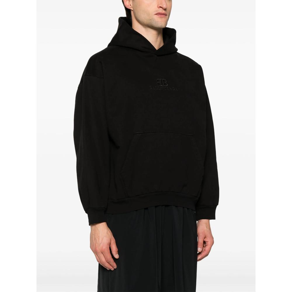 【個性的魅力♪】BALENCIAGA  メンズ シャツ パーカー ブラック Men's Sweatshirts & Hoodies | Balenciaga US