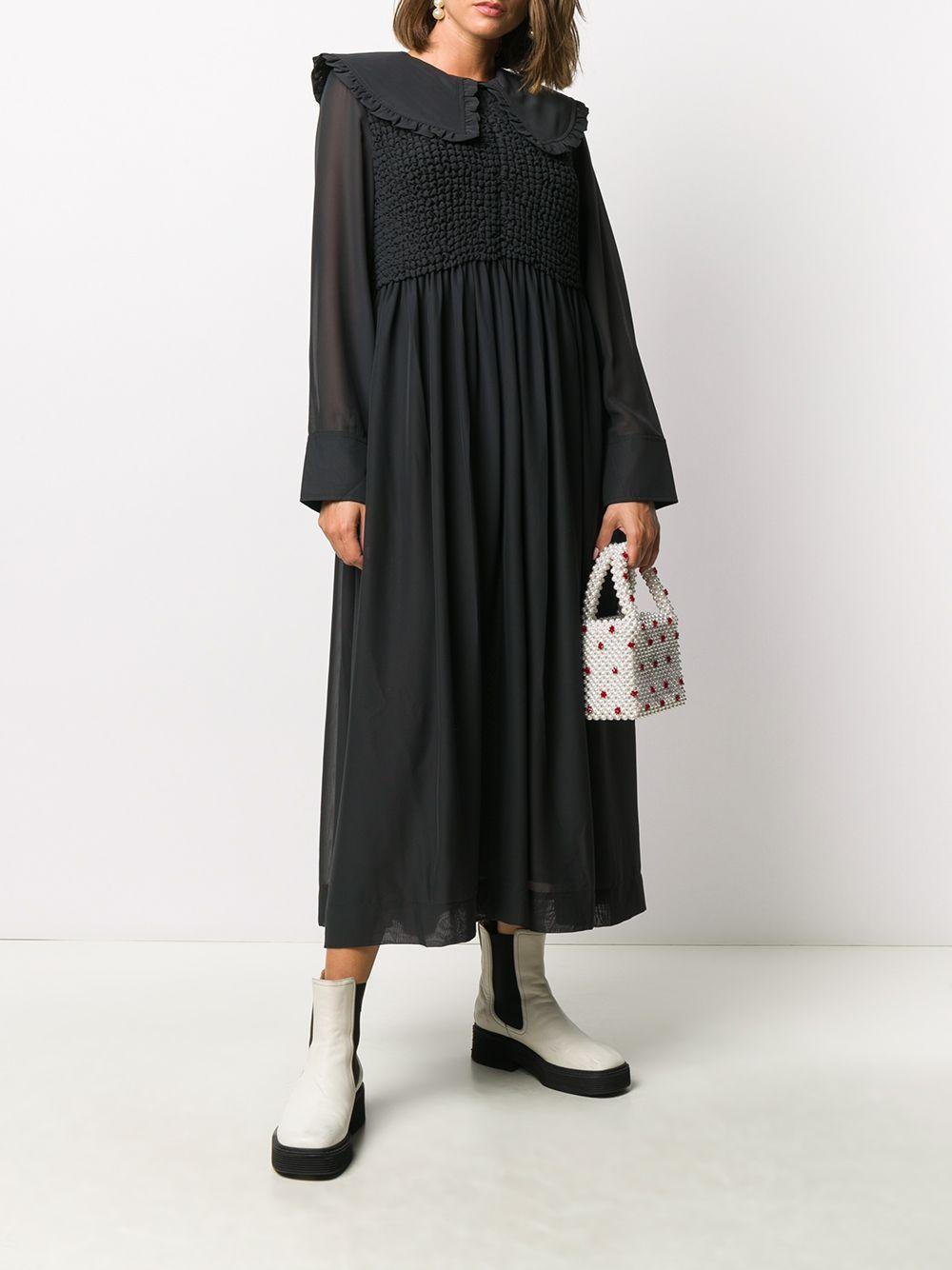 Ganni collar dress Clearance