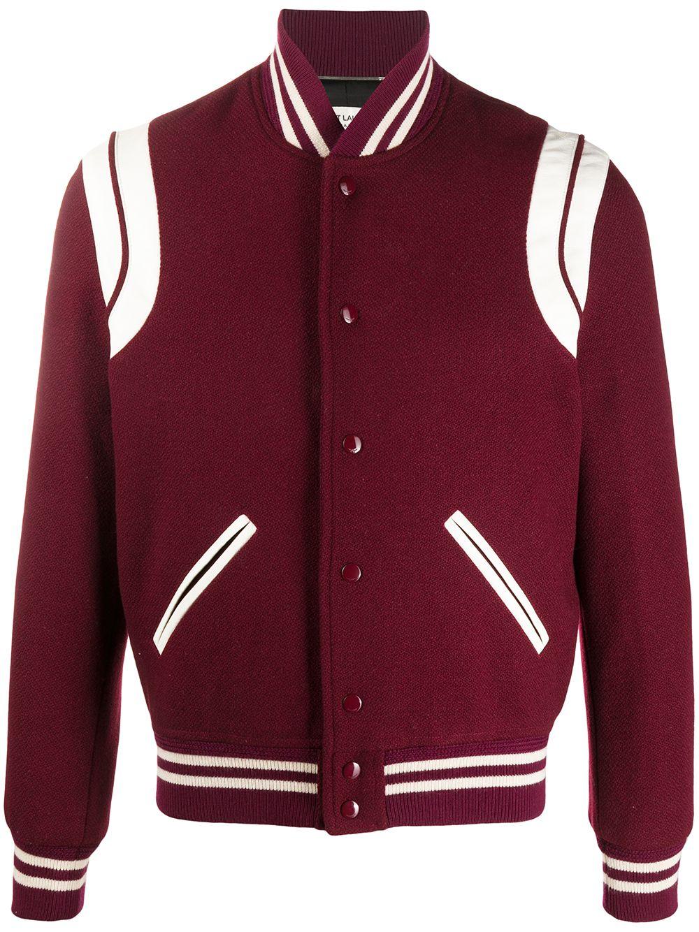 saint-laurent-red-Teddy-Bomber