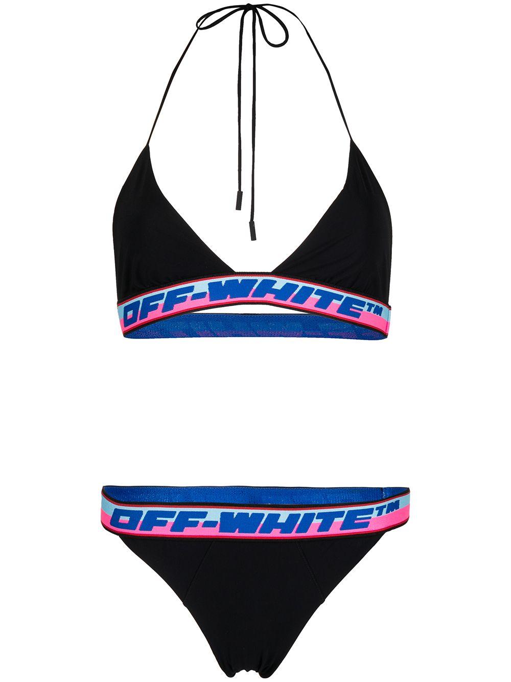 Off-White c/o Virgil Abloh Off White Logo-tape Bikini in Black (Blue) -  Save 68% - Lyst