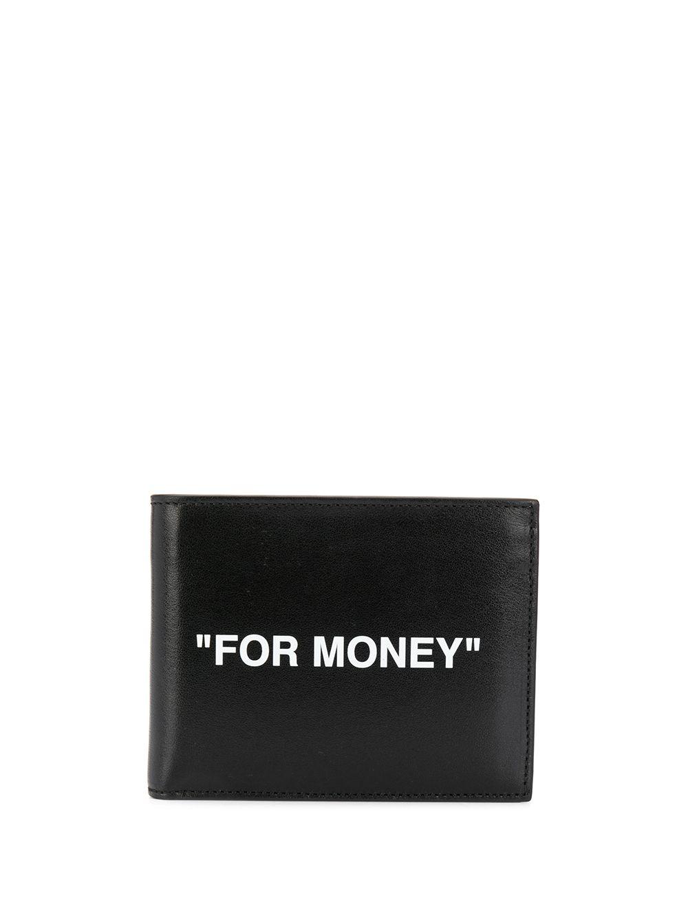 Off-White c/o Virgil Abloh Quote Bifold Wallet in Black for Men | Lyst