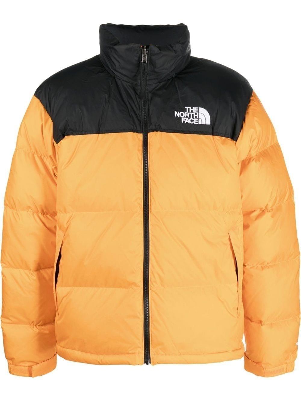 The North Face Quilted Puffer Jacket in Orange for Men | Lyst