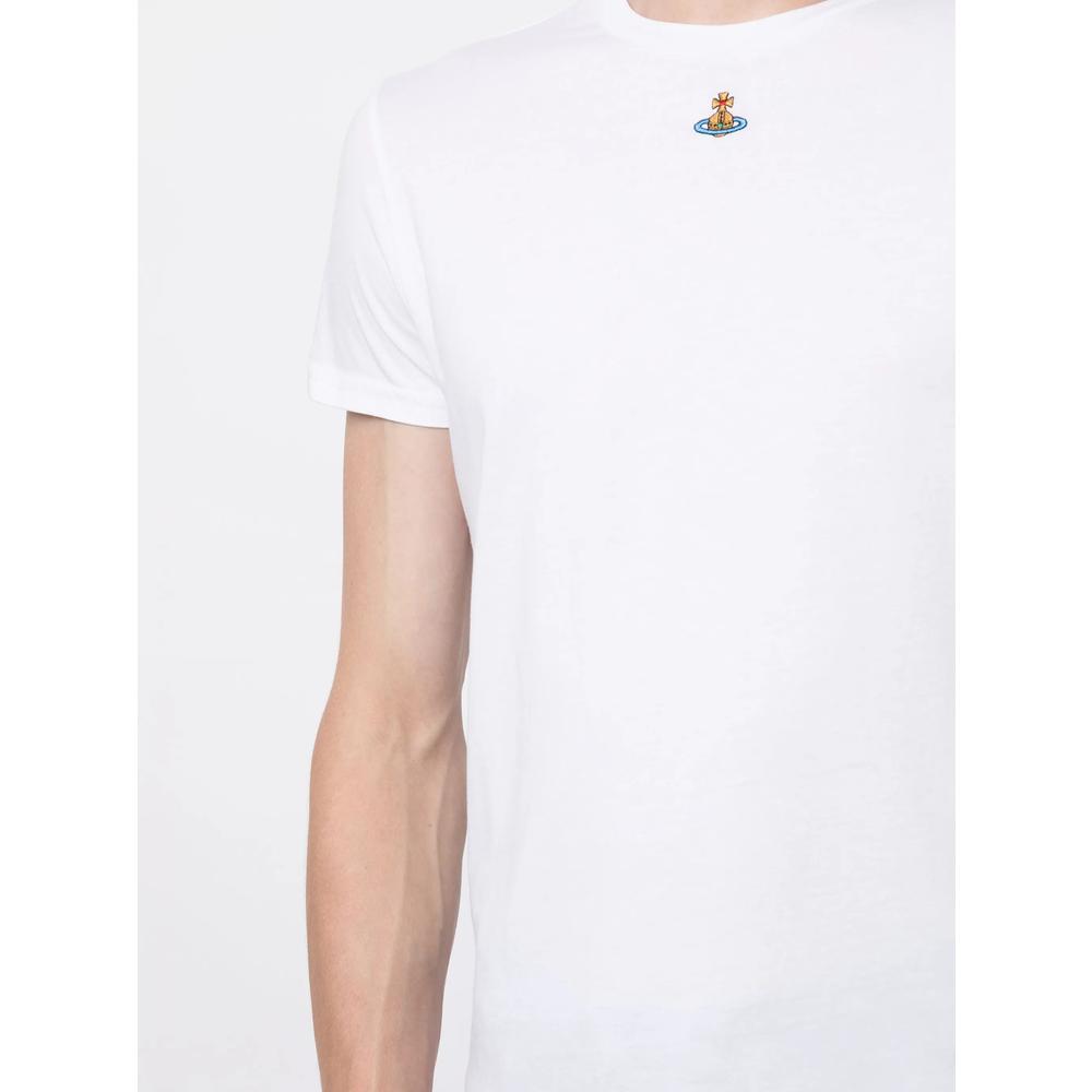 Tシャツ・カットソー VIVIENNE WESTWOOD Men T Shirts 3G010013J001MA407 White vivienne-westwood.jpg