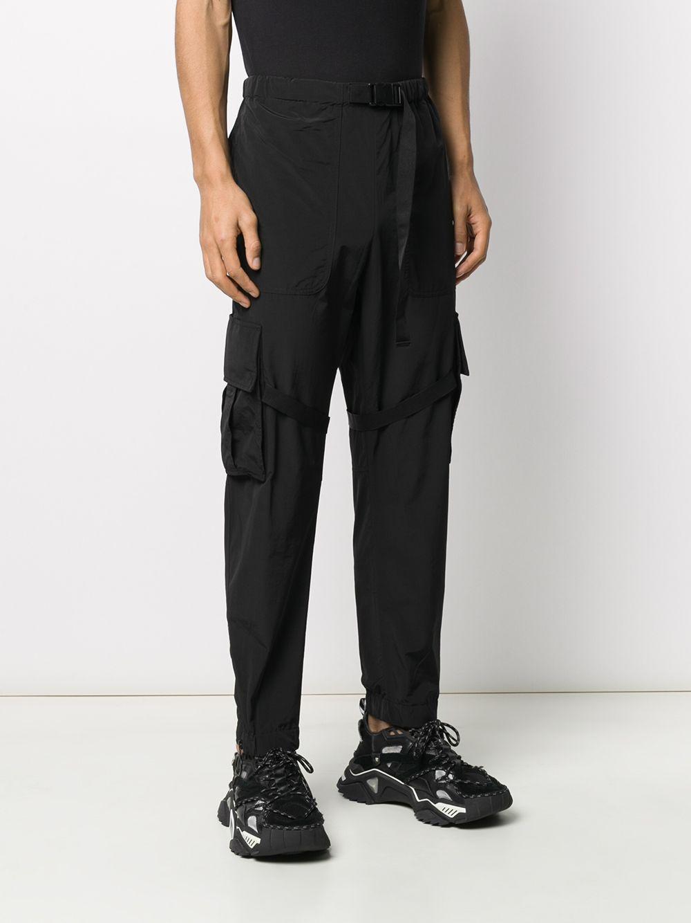 off white cargo pants black