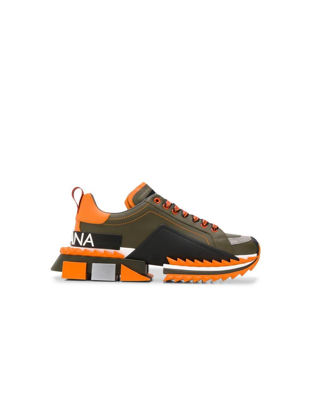 Dolce Gabbana Super King Low-top Sneakers in Green for Men Lyst