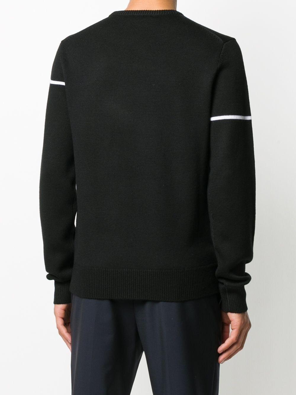 Givenchy Wool Logo Knit Jumper in Black for Men - Lyst