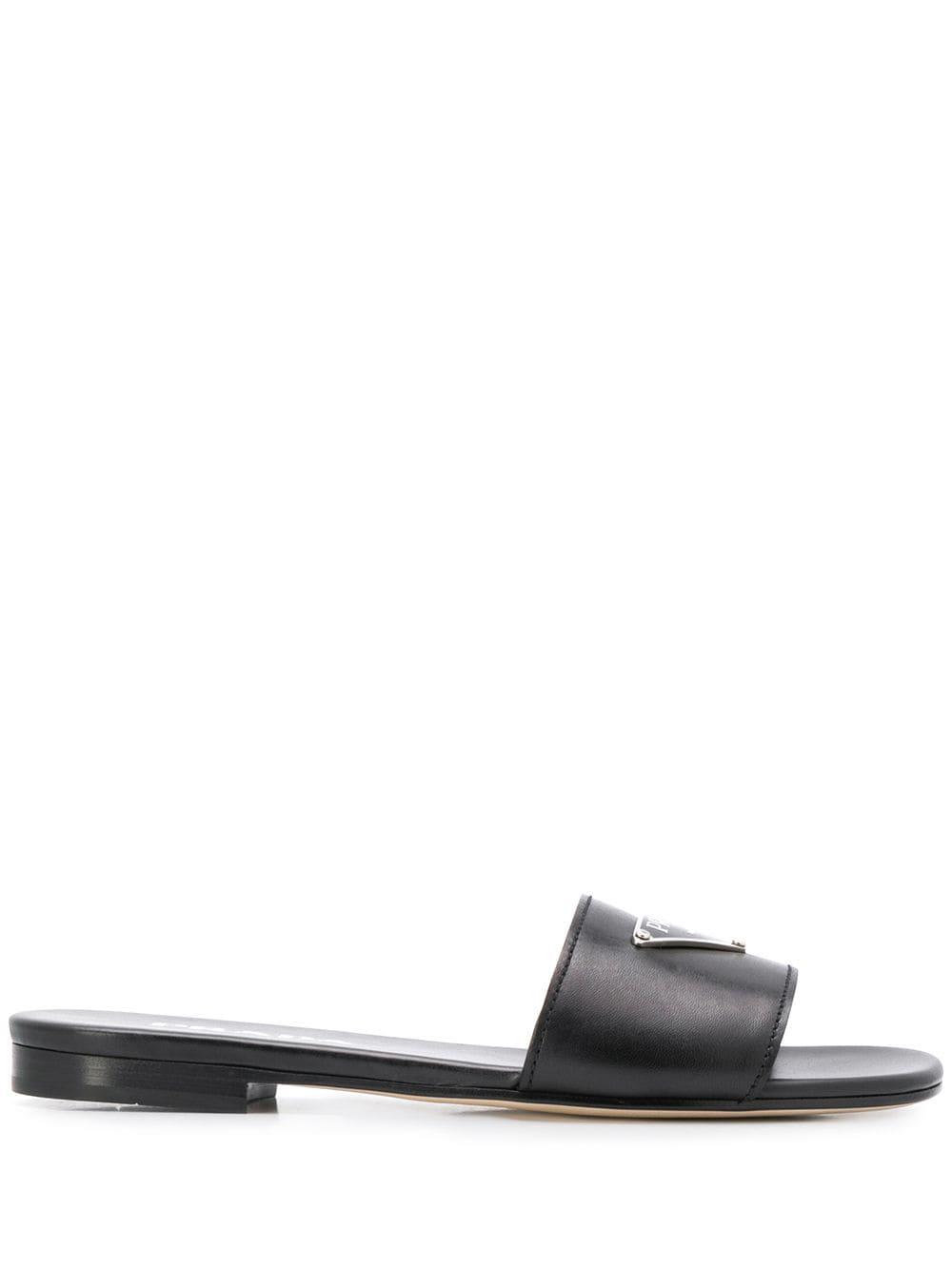 prada black slides
