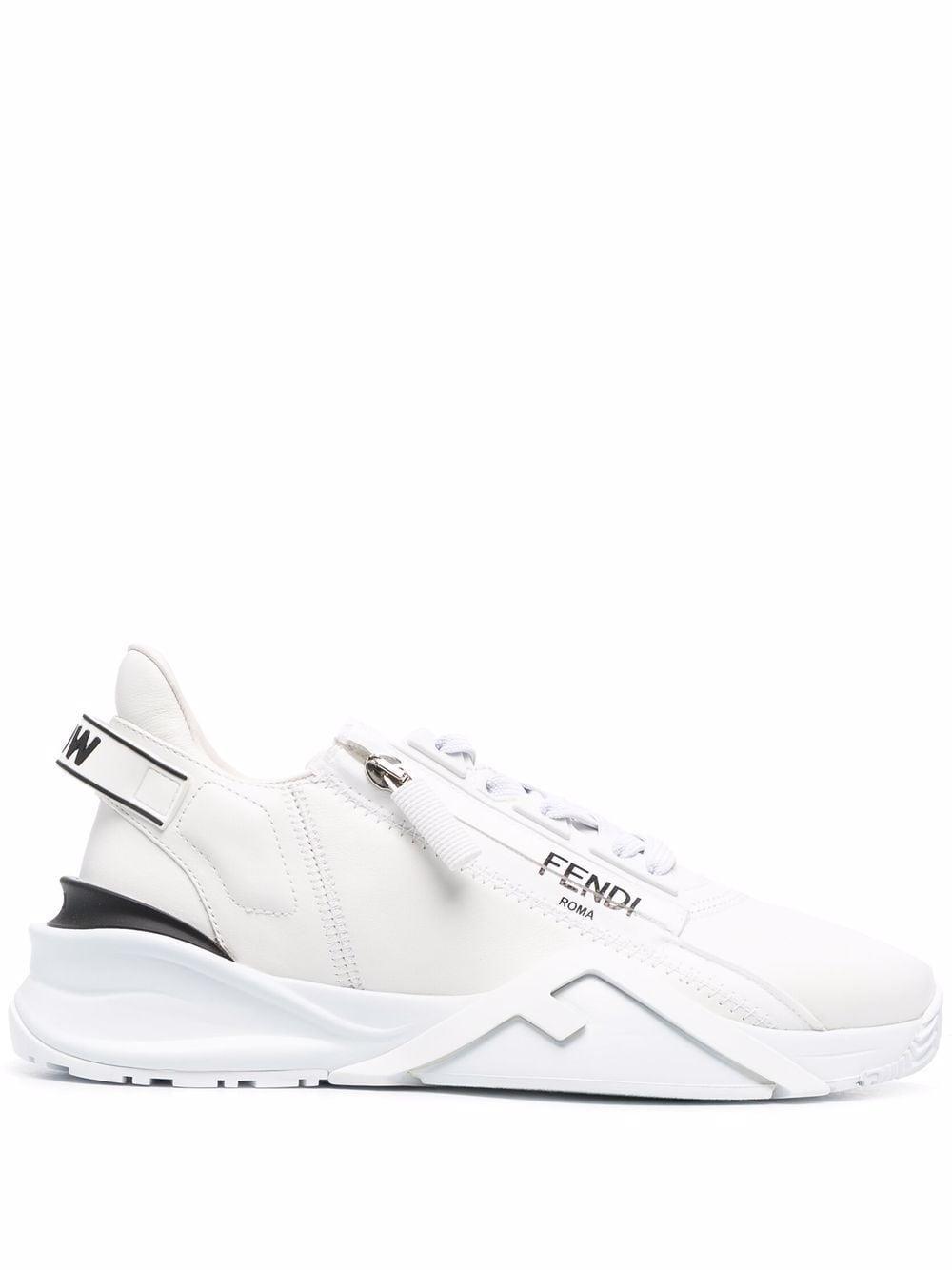 Fendi Flow Low-top Leather Sneakers in White - Save 21% - Lyst