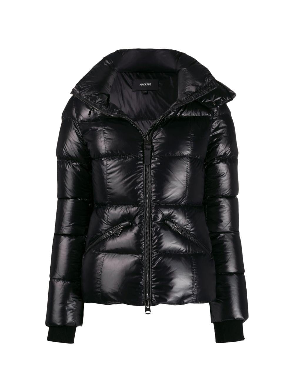 Mackage Synthetic Madalyn Down Jacket With Removable Hood In Black