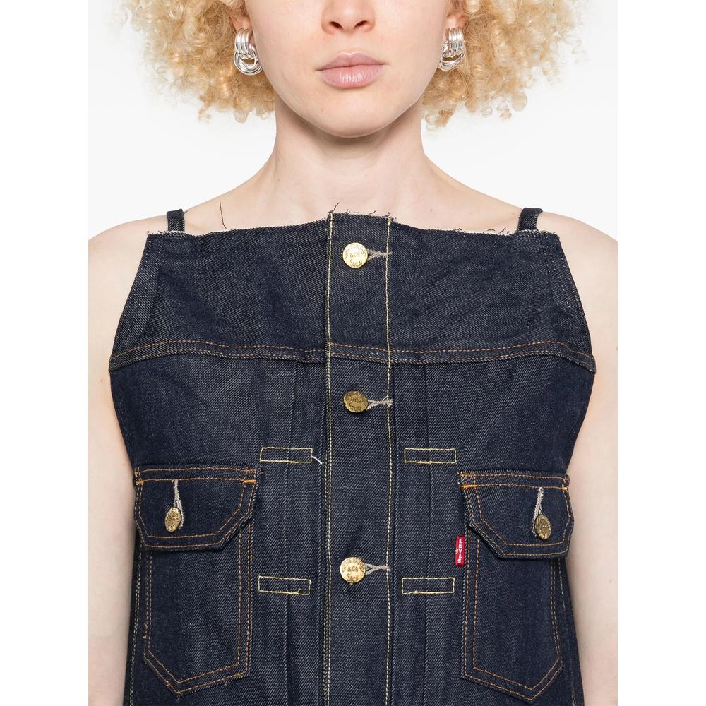 Levi's® x sacai Women's Denim Jumpsuit Levi's® X Sacai Denim Jumpsuit - Blue | Levi's® PL