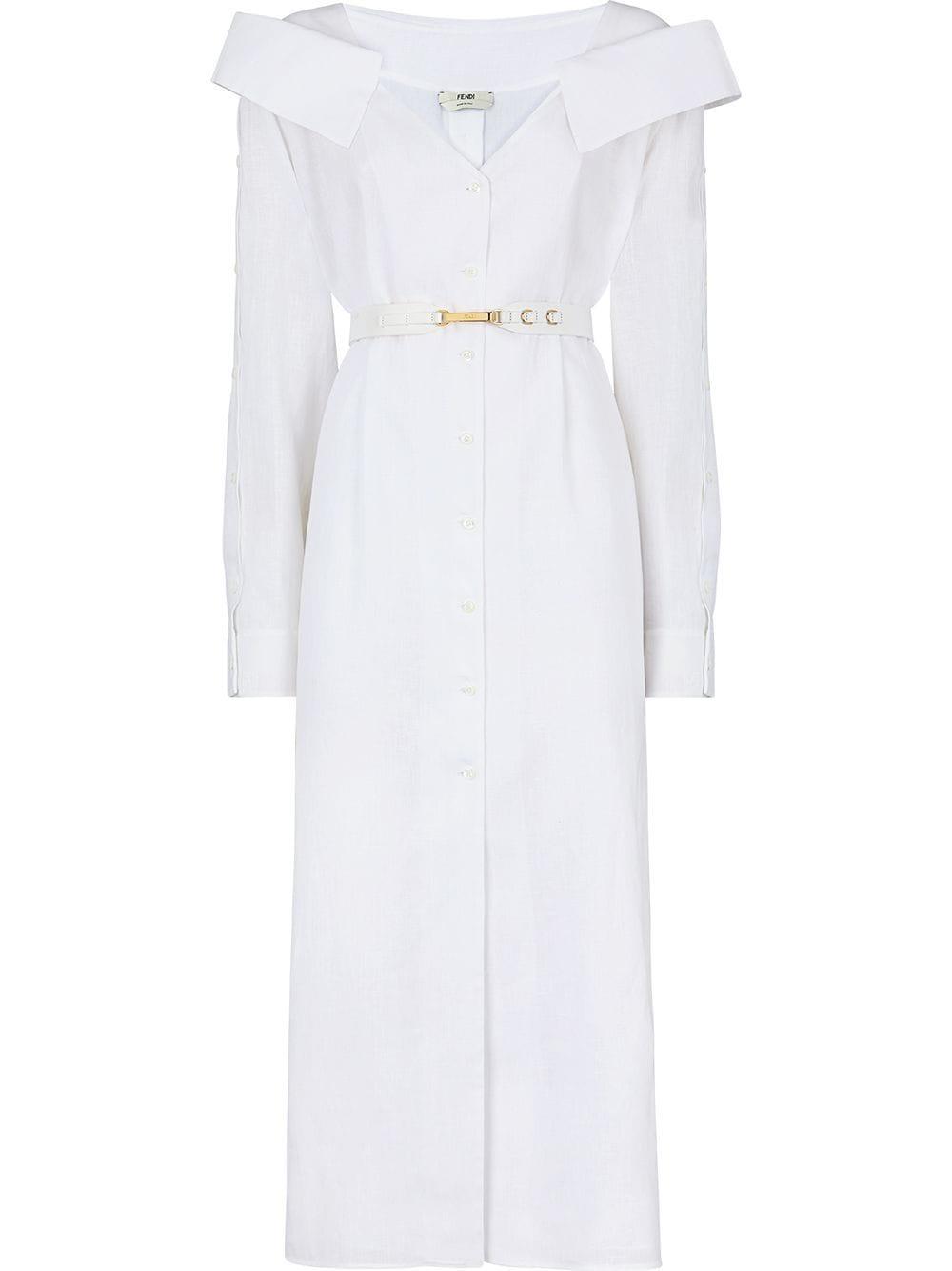 mid length linen dresses